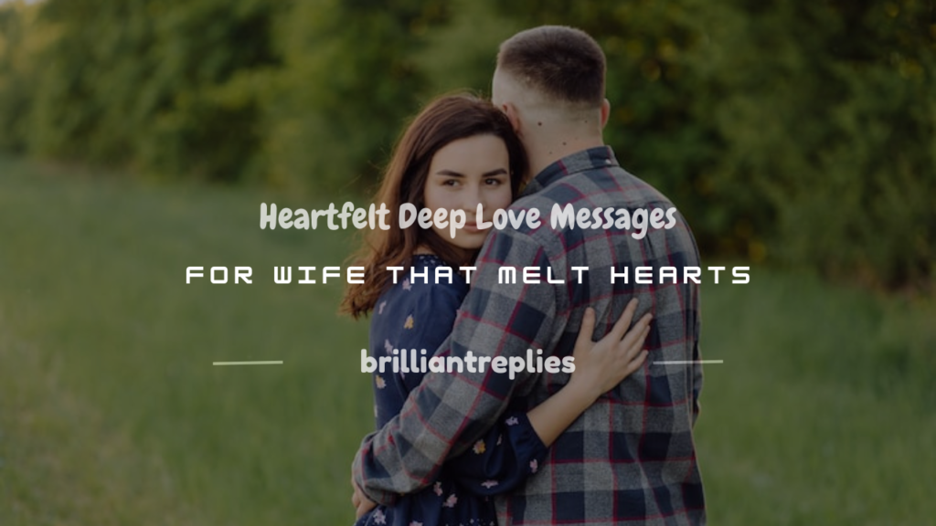 deep love messages for wife