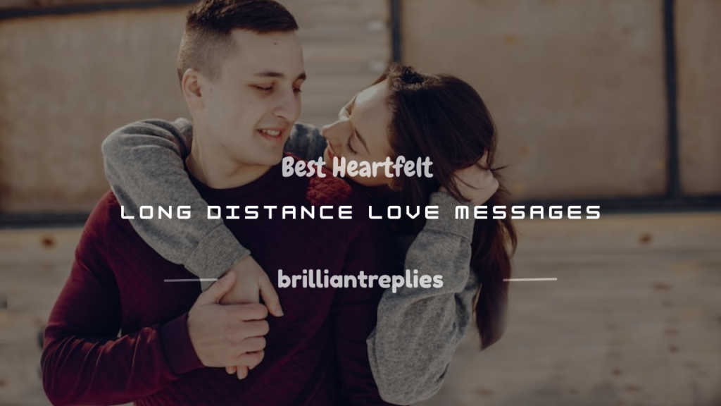 long distance love messages