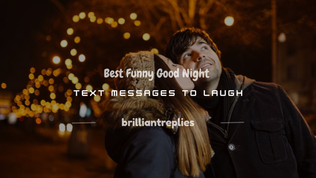 funny good night text messages